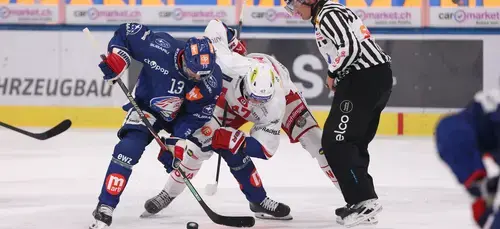 Kampf um den Puck